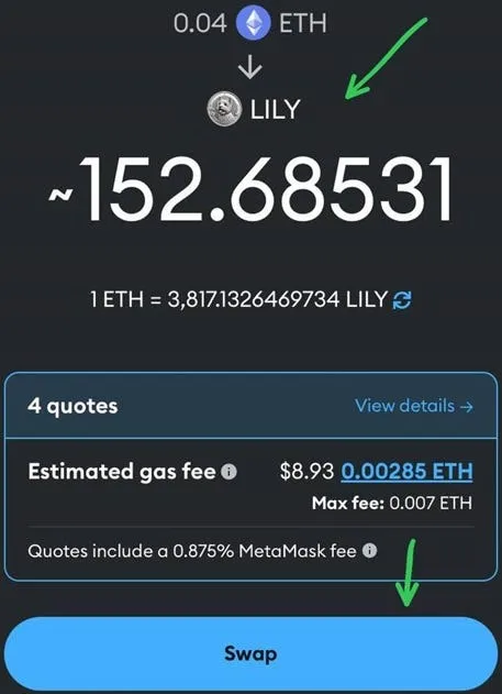 10 lily metamask wallet guide exchange to lily swap